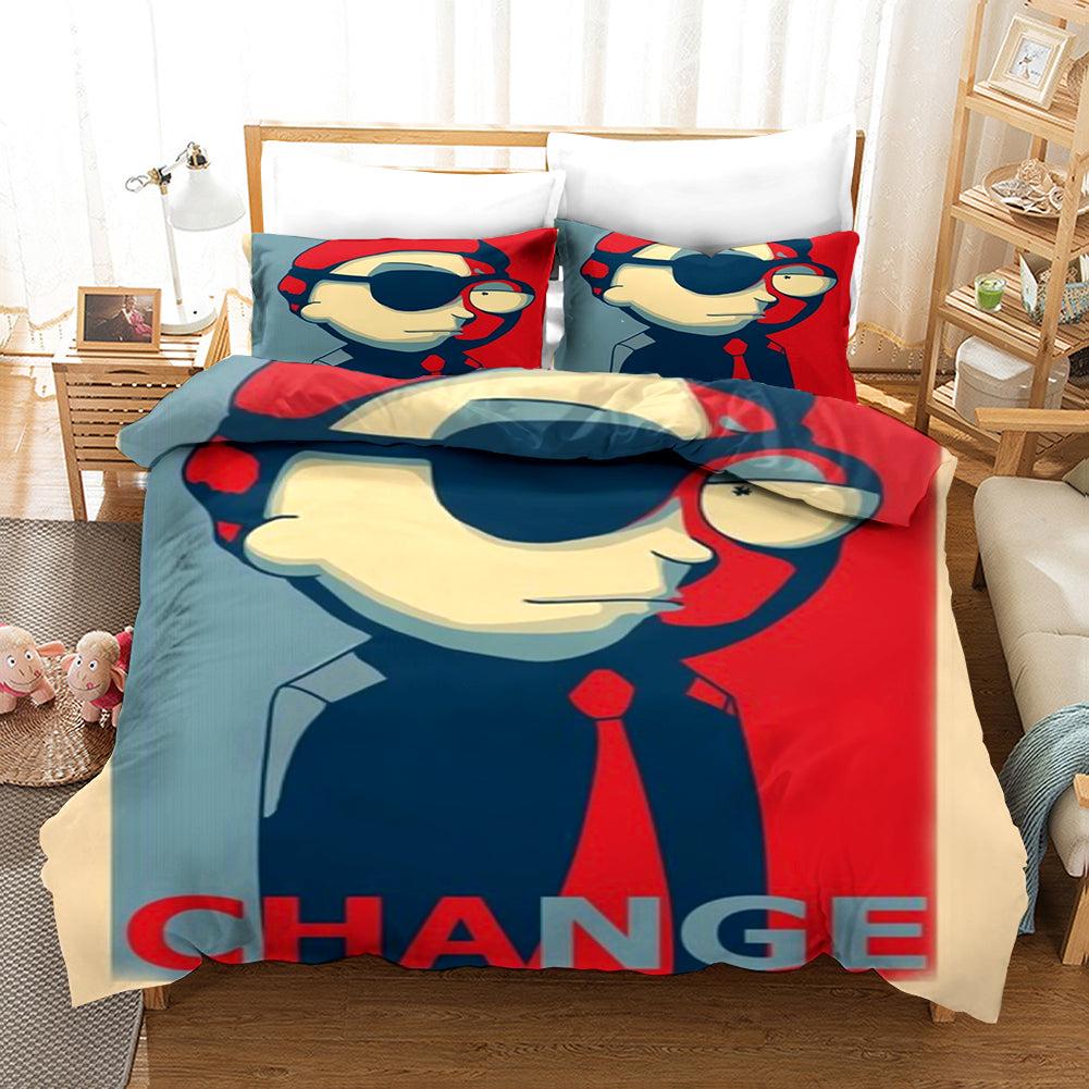 Rick and Morty Season 4 #16 Duvet Cover Quilt Cover Pillowcase Bedding Set Home Bedroom Decor