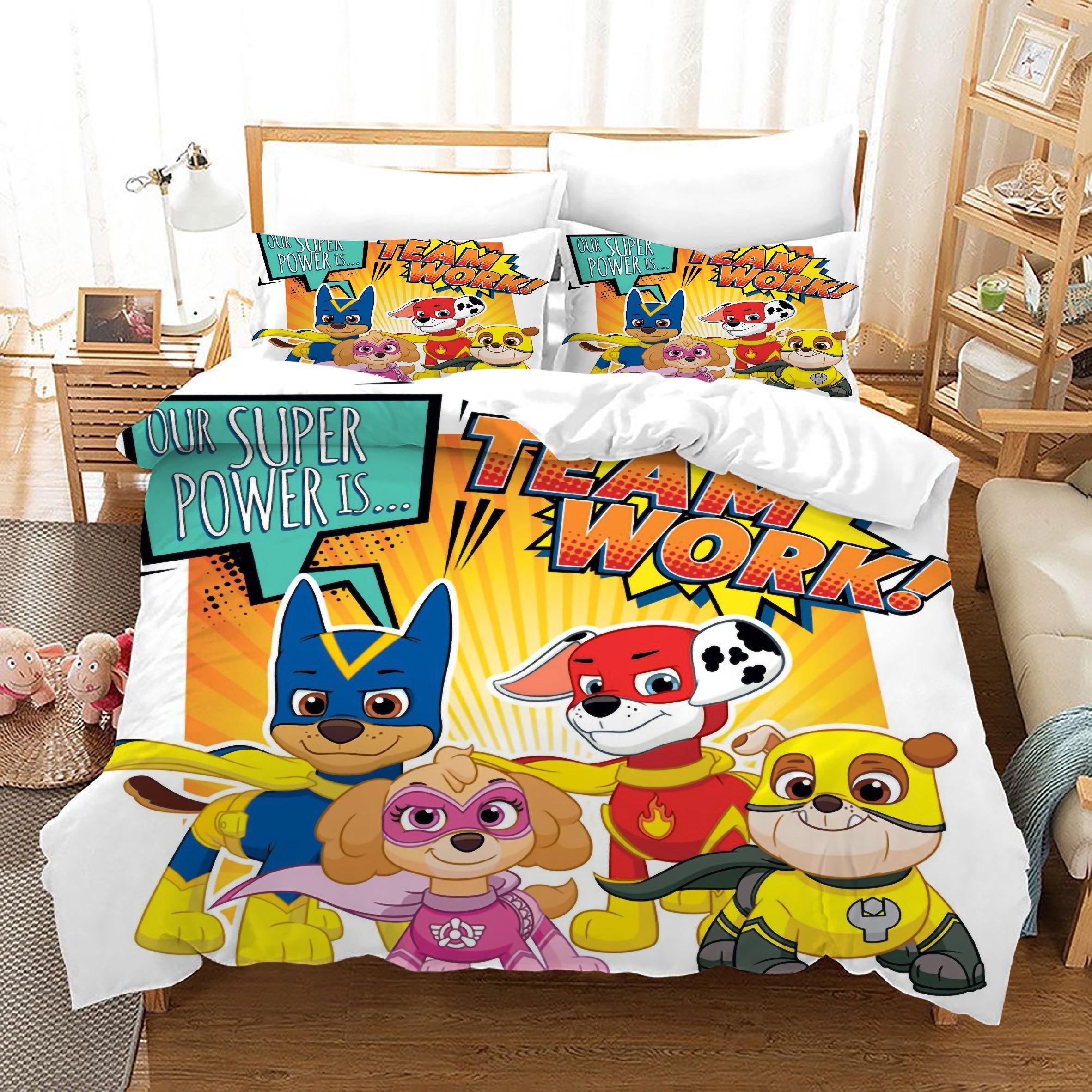 PAW Patrol Marshall #36 Duvet Cover Quilt Cover Pillowcase Bedding Set Home Decor