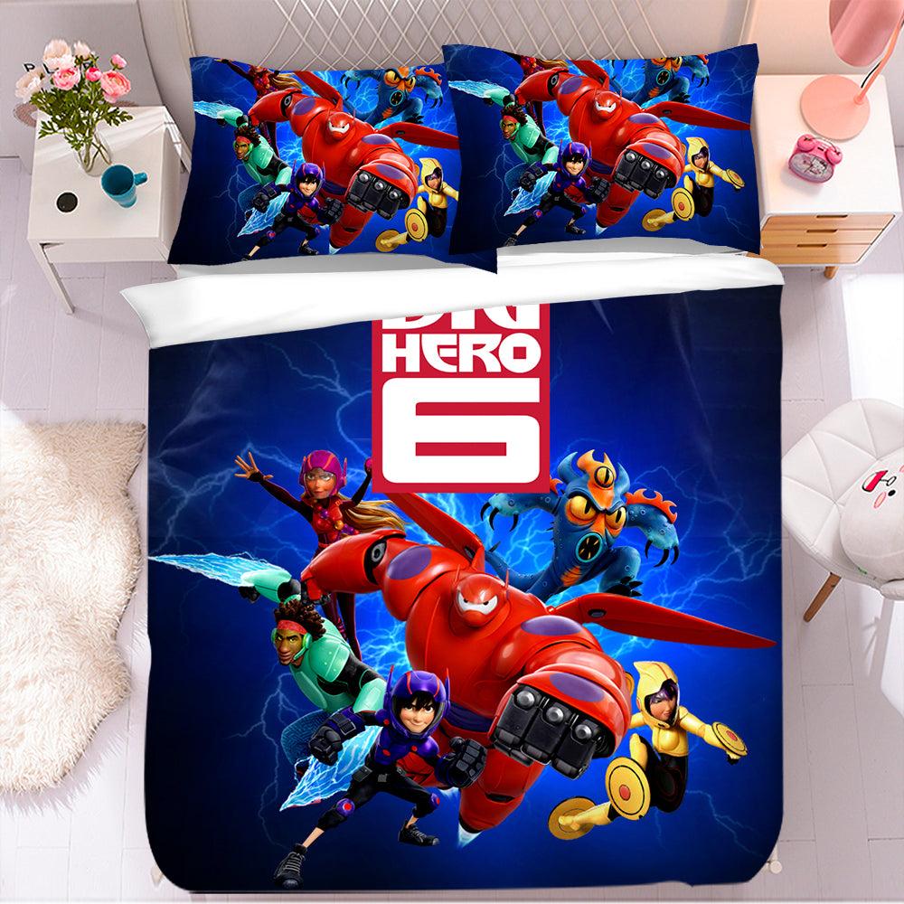 Big Hero 6 Baymax #6 Duvet Cover Quilt Cover Pillowcase Bedding Set Home Bedroom Decor
