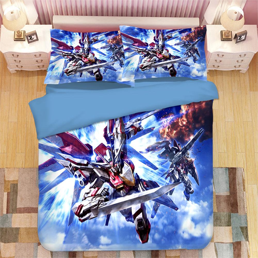 GUNDAM #7 Duvet Cover Quilt Cover Pillowcase Bedding Set Home Bedroom Decor