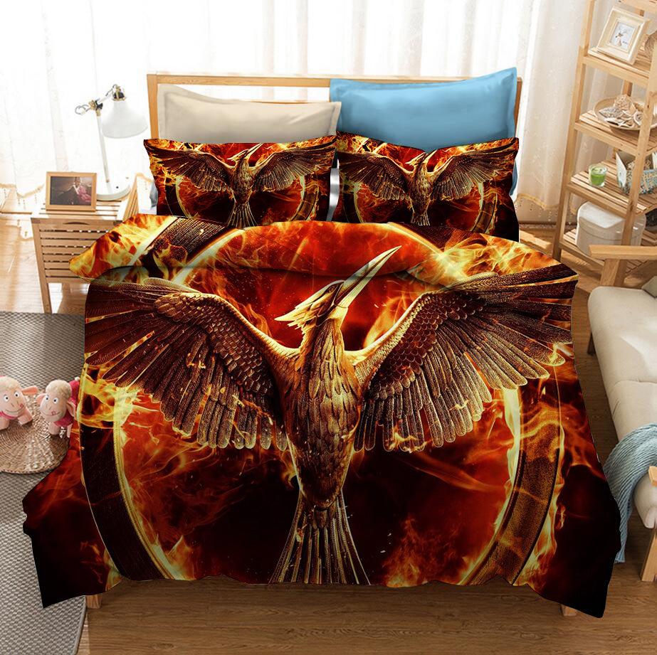 The Hunger Games #2 Duvet Cover Quilt Cover Pillowcase Bedding Set Home Bedroom Decor