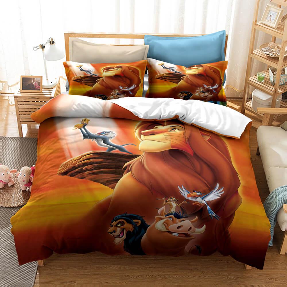 The Lion King Cosplay Bedding Set Quilt Duvet Cover Bed Sheets Sets