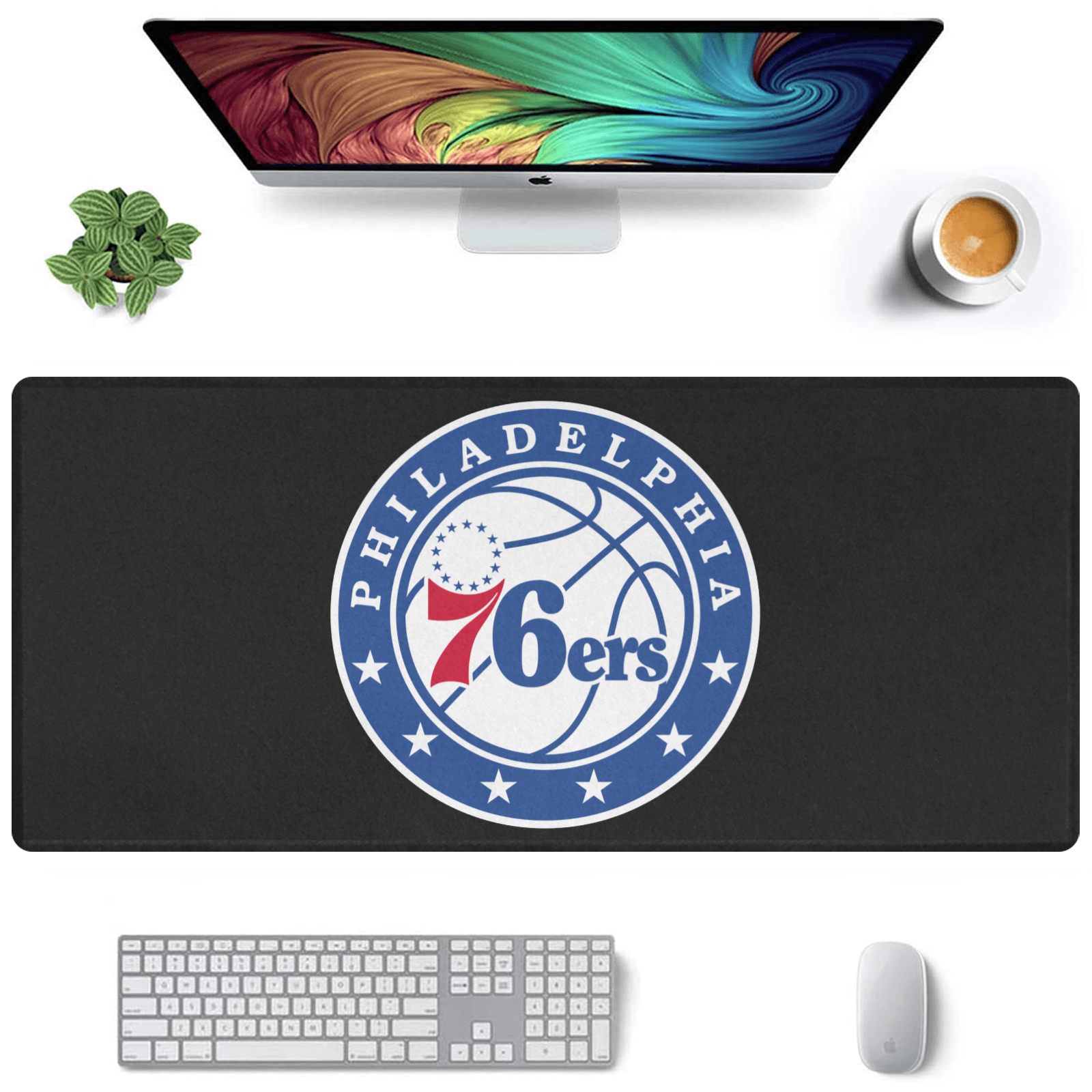 Allleftout Philadelphia 76Ers Gaming Mousepad