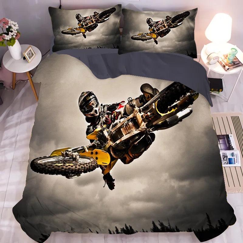 Motocross Mountain bike #12 Duvet Cover Quilt Cover Pillowcase Bedding Set Home Decor