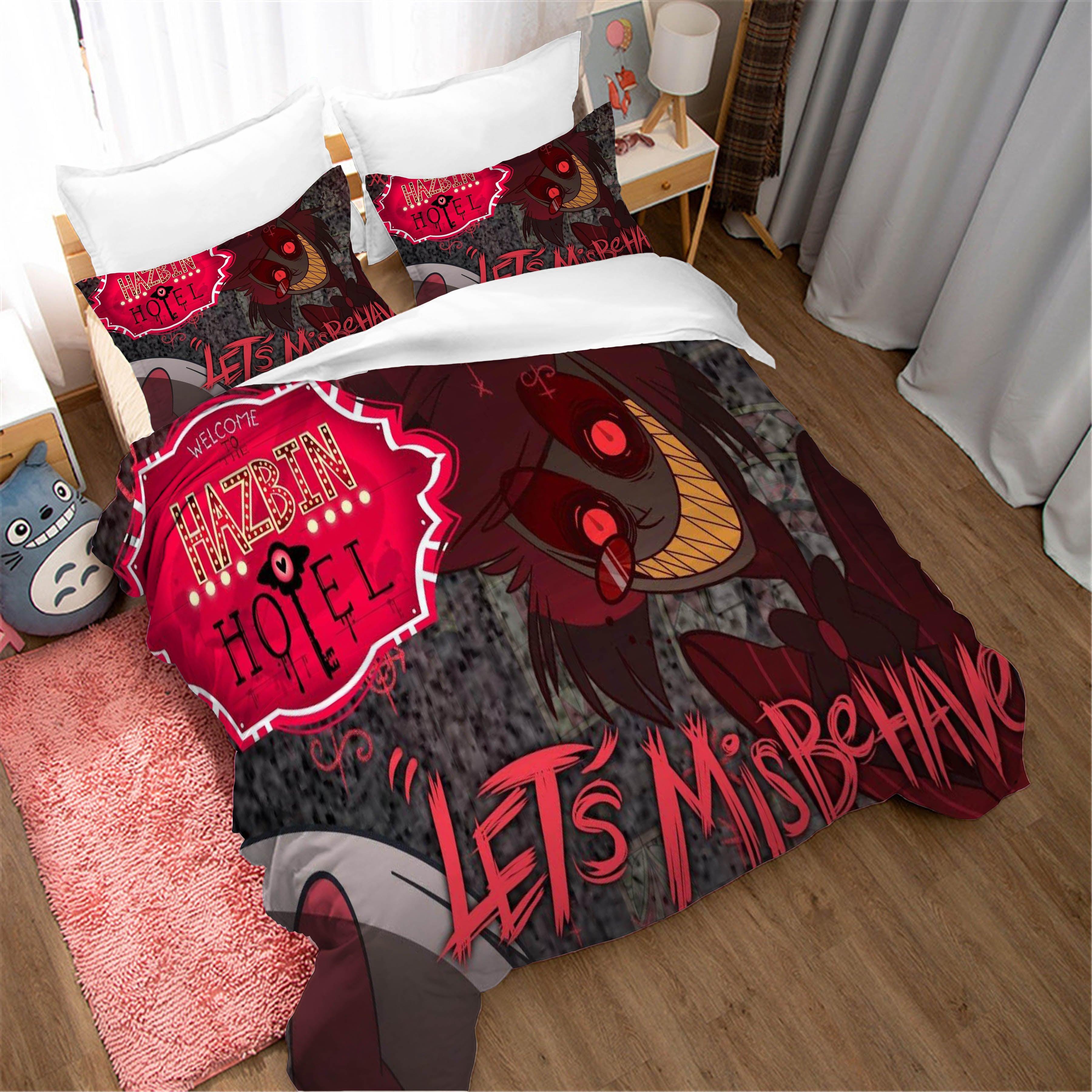 Hazbin Hotel Alastor #2 Duvet Cover Quilt Cover Pillowcase Bedding Set Home Decor