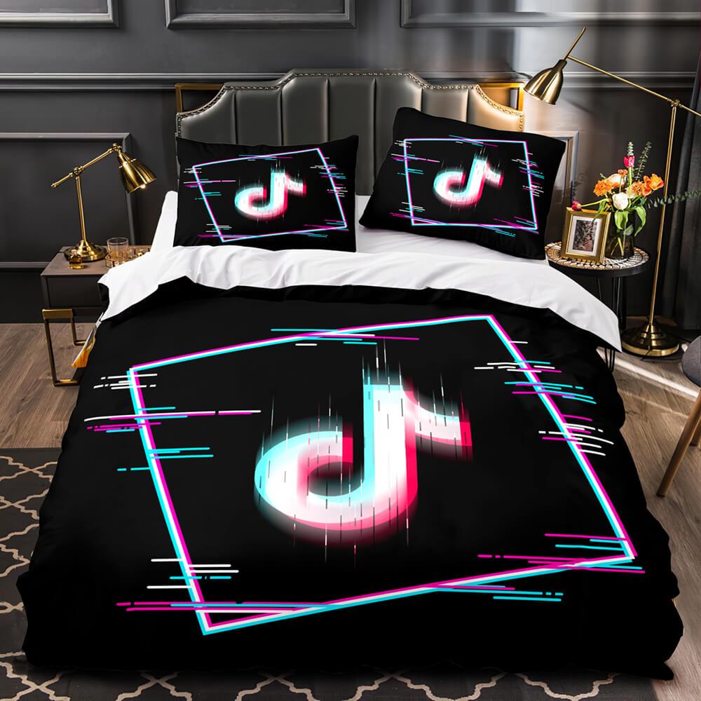Tiktok Comforter Bedding Sets Tik Tok Quilt Duvet Covers Bed Sheets