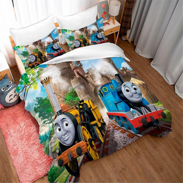 Thomas the Tank Engine & Friends #2 Duvet Cover Quilt Cover Pillowcase Bedding Set Home Decor