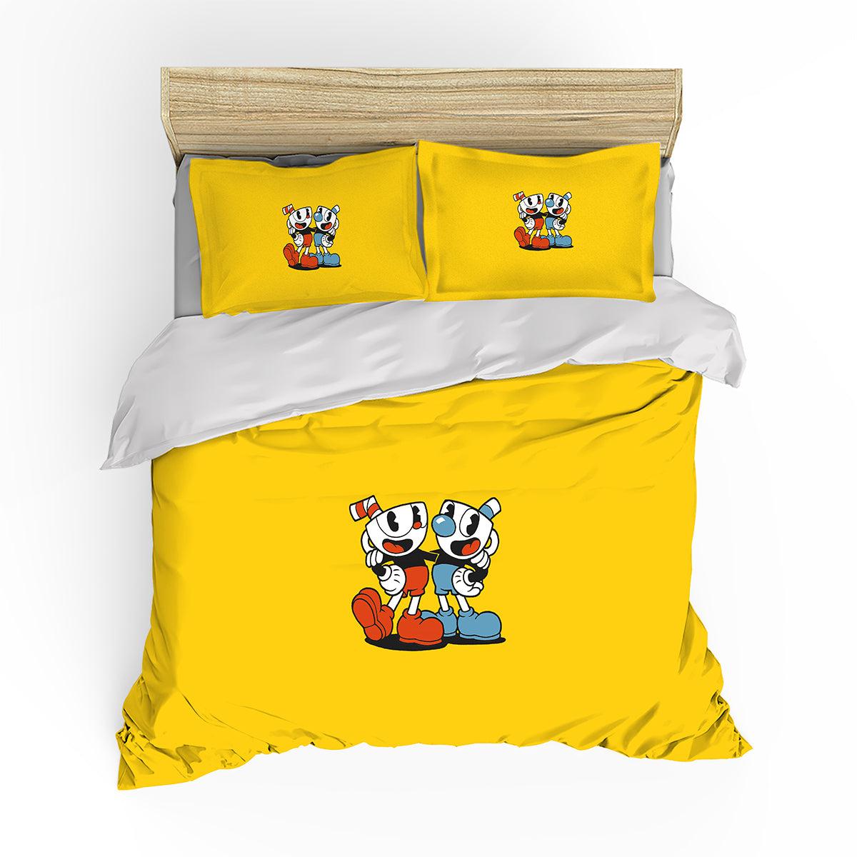 Cuphead #5 Duvet Cover Quilt Cover Pillowcase Bedding Set Home Decor