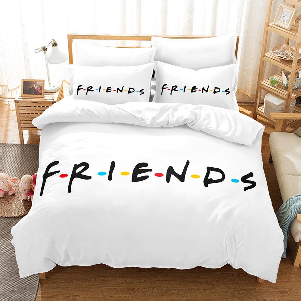 Friends #1 Duvet Cover Quilt Cover Pillowcase Bedding Set Home Decor