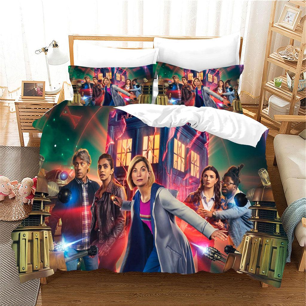 Doctor Who #4 Duvet Cover Quilt Cover Pillowcase Bedding Set Home Decor