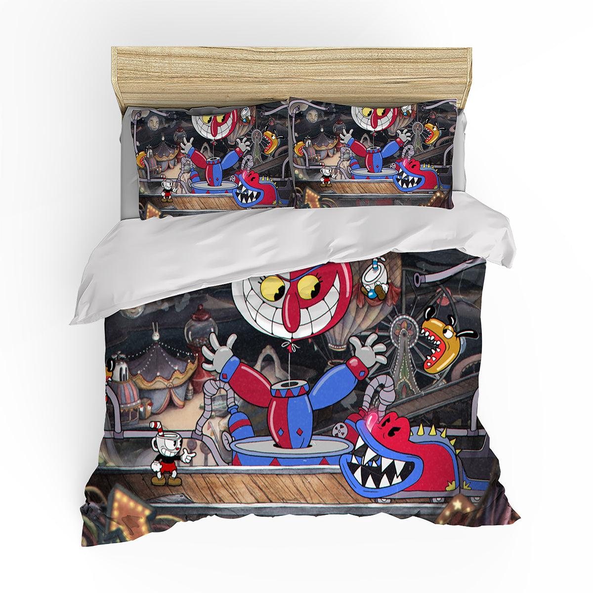 Cuphead #8 Duvet Cover Quilt Cover Pillowcase Bedding Set Home Decor