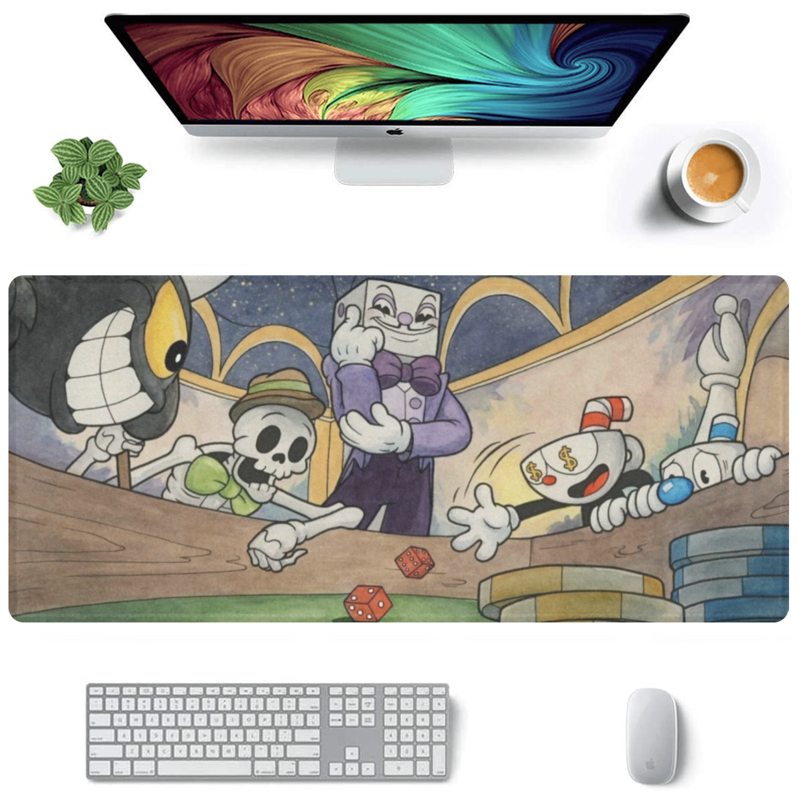 Allleftout Cuphead Gaming Mousepad
