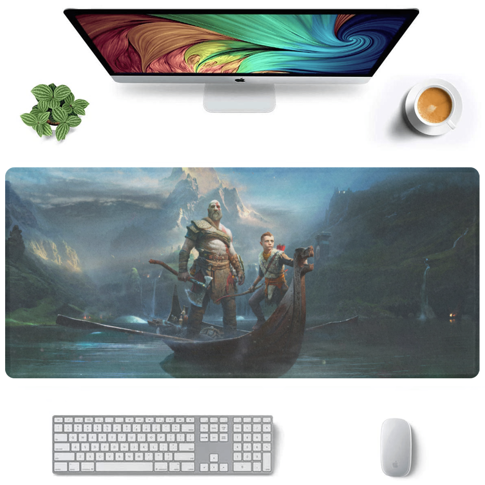 Allleftout God Of War Gaming Mousepad