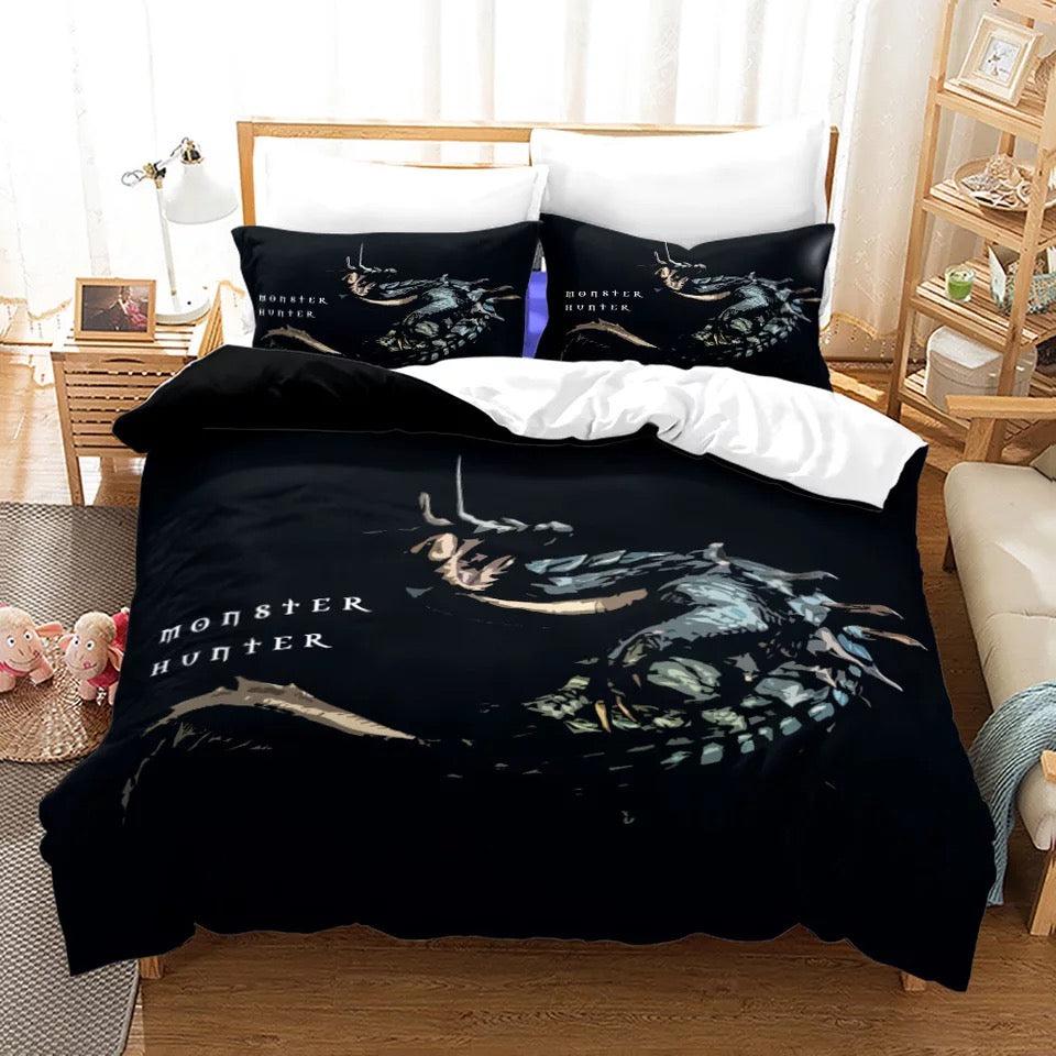 Monster Hunter #12 Duvet Cover Quilt Cover Pillowcase Bedding Set Home Bedroom Decor