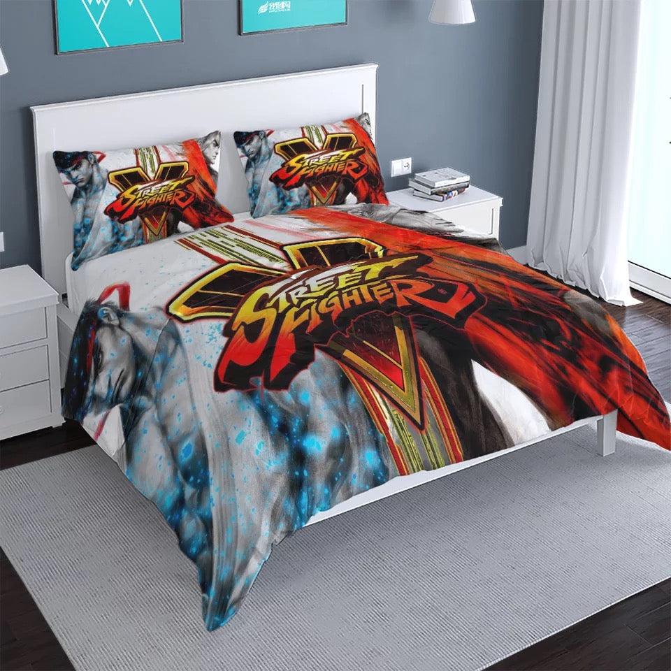 Street Fighter #6 Duvet Cover Quilt Cover Pillowcase Bedding Set Home Bedroom Decor