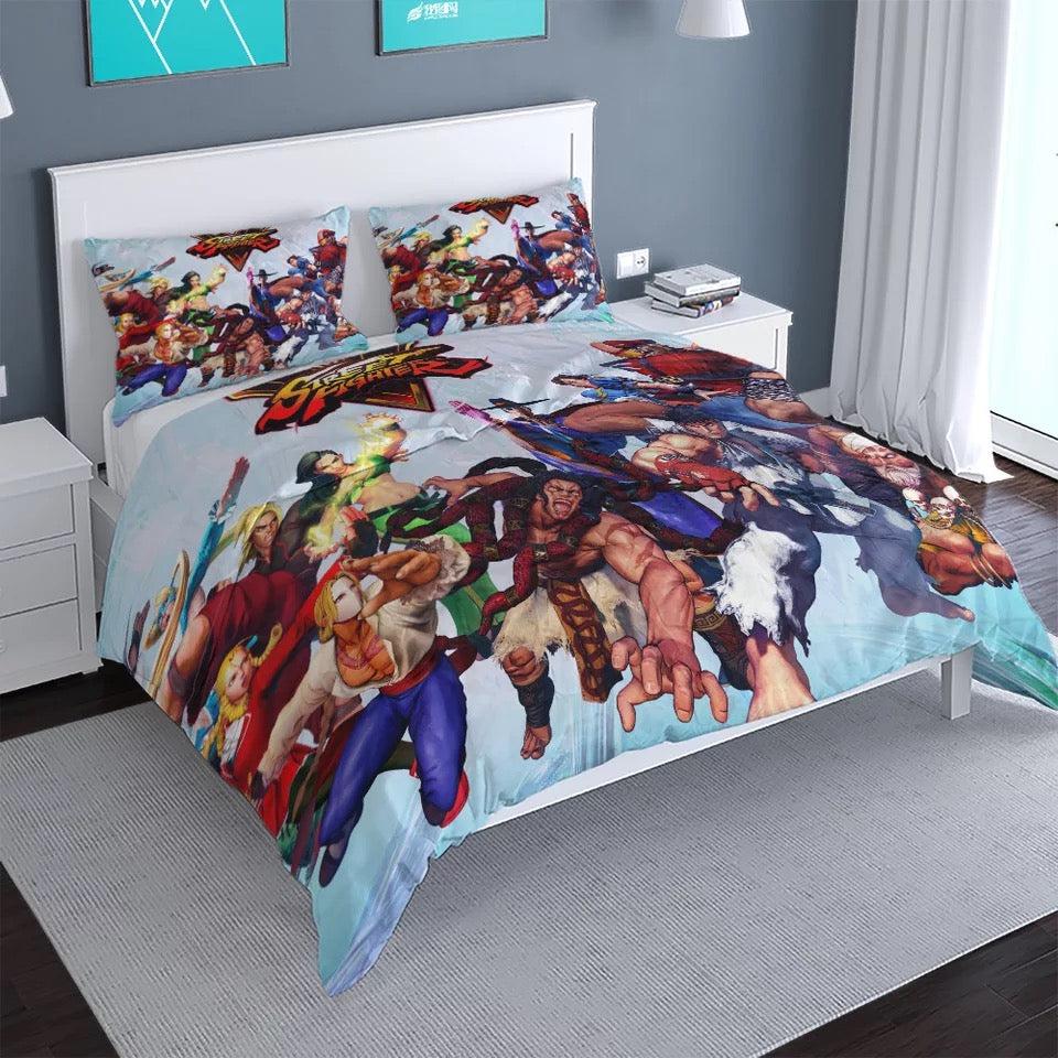Street Fighter #4 Duvet Cover Quilt Cover Pillowcase Bedding Set Home Bedroom Decor