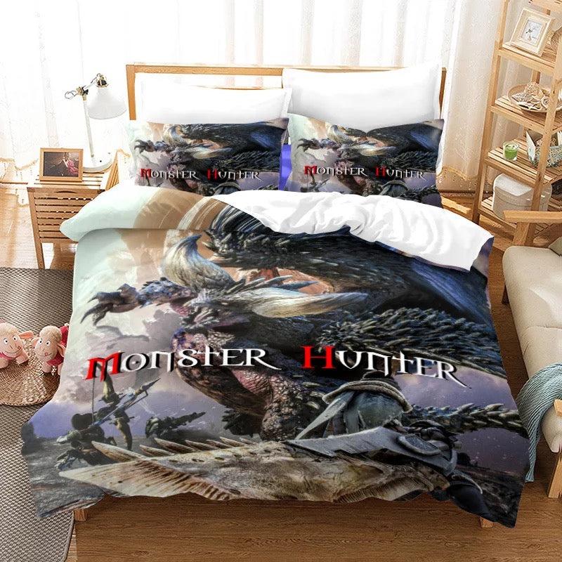 Monster Hunter #1 Duvet Cover Quilt Cover Pillowcase Bedding Set Home Bedroom Decor