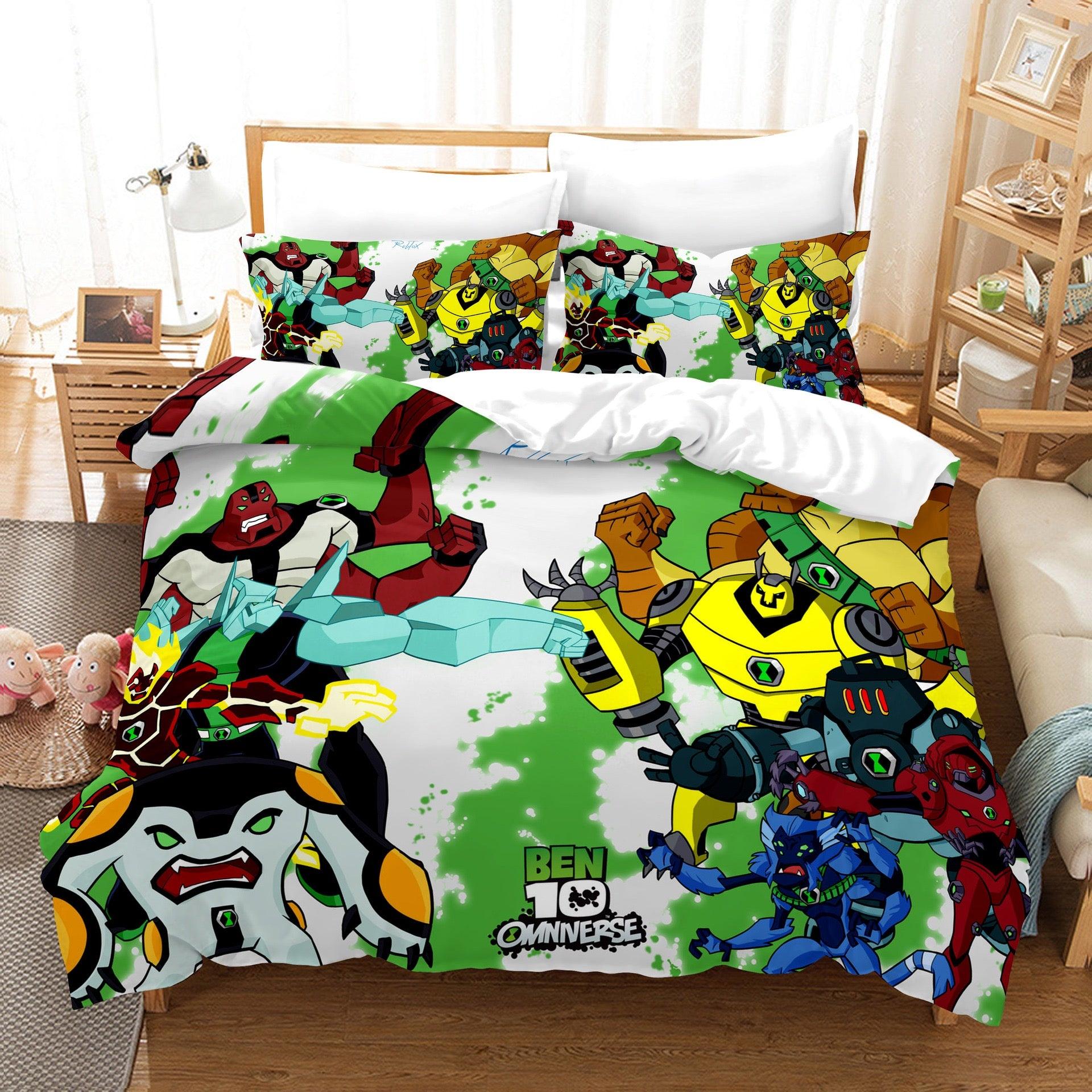Ben 10 Ben Tennyson #1 Duvet Cover Quilt Cover Pillowcase Bedding Set Home Bedroom Decor