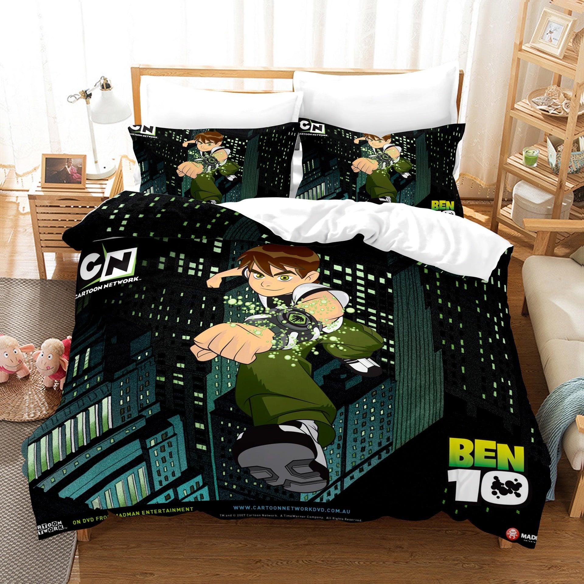 Ben 10 Ben Tennyson #2 Duvet Cover Quilt Cover Pillowcase Bedding Set Home Bedroom Decor