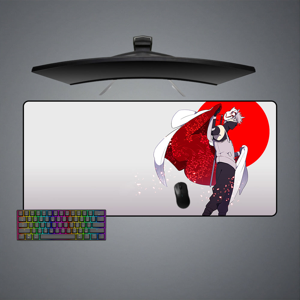 Allleftout Naruto Kakashi Cape Design M-Xxl Size Gaming Mouse Pad, Computer Desk Mat