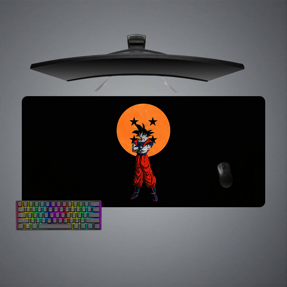 Allleftout Son Goku 4 Star Dragon Ball Design M-Xxl Size Gaming Mouse Pad, Computer Desk Mat