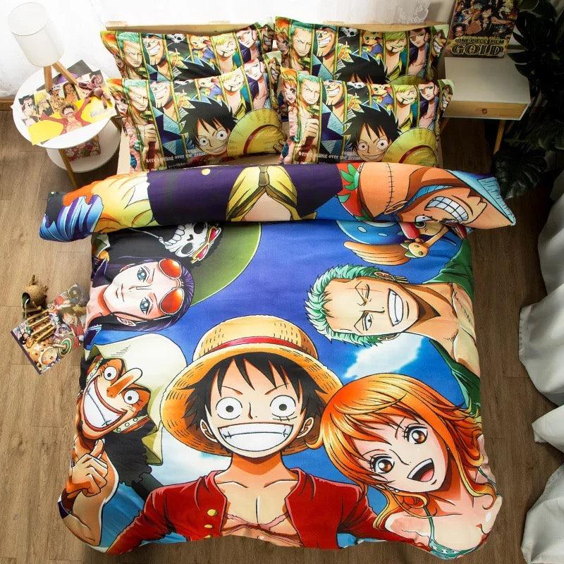 One Piece Monkey D Luffy #7 Duvet Cover Quilt Cover Pillowcase Bedding Set
