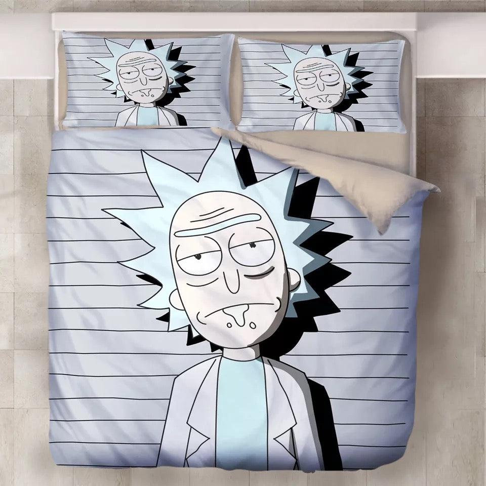 Rick and Morty #2 Duvet Cover Quilt Cover Pillowcase Bedding Set
