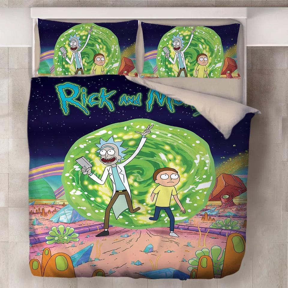 Rick and Morty #6 Duvet Cover Quilt Cover Pillowcase Bedding Set