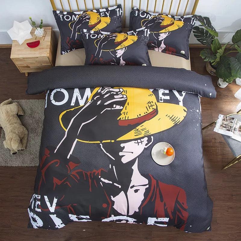 One Piece Monkey D Luffy #20 Duvet Cover Quilt Cover Pillowcase Bedding Set