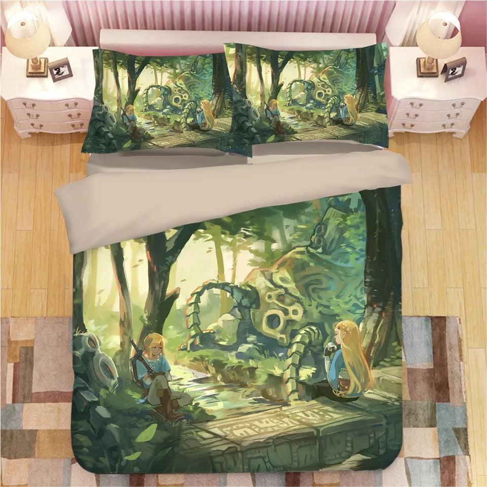 The Legend of Zelda Link #2 Duvet Cover Quilt Cover Pillowcase Bedding Set Home Decor