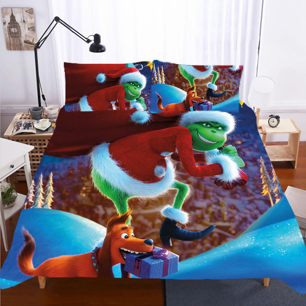 How the Grinch Stole Christmas #5 Duvet Cover Quilt Cover Pillowcase Bedding Set Home Decor