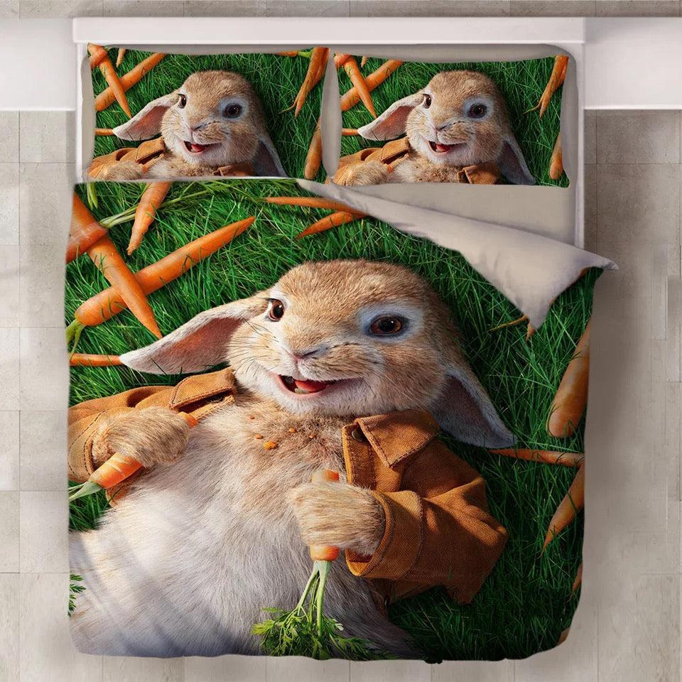 Peter Rabbit #5 Duvet Cover Quilt Cover Pillowcase Bedding Set Home Decor