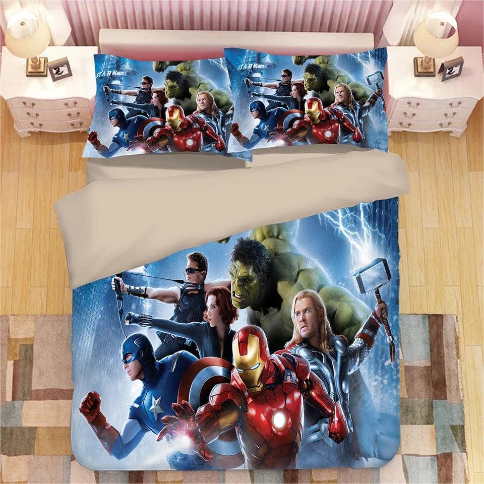 Avengers Endgame #3 Duvet Cover Quilt Cover Pillowcase Bedding Set Home Decor