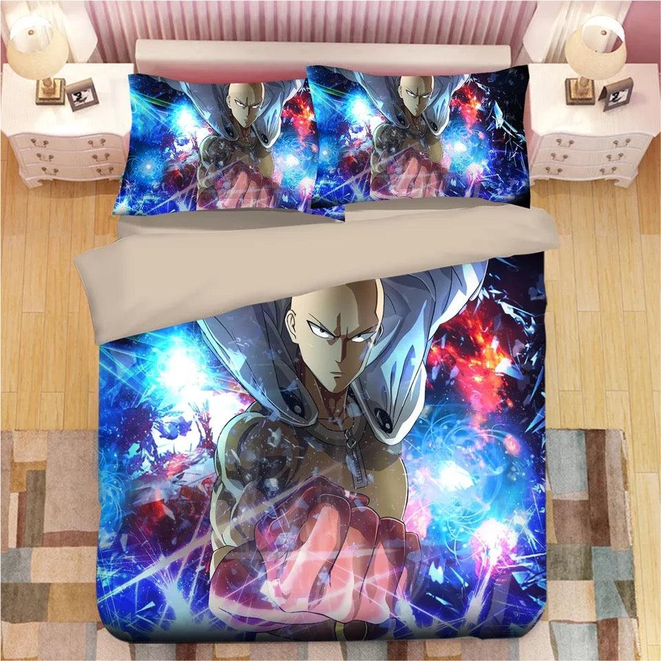 One Punch Man #6 Duvet Cover Quilt Cover Pillowcase Bedding Set Home Decor