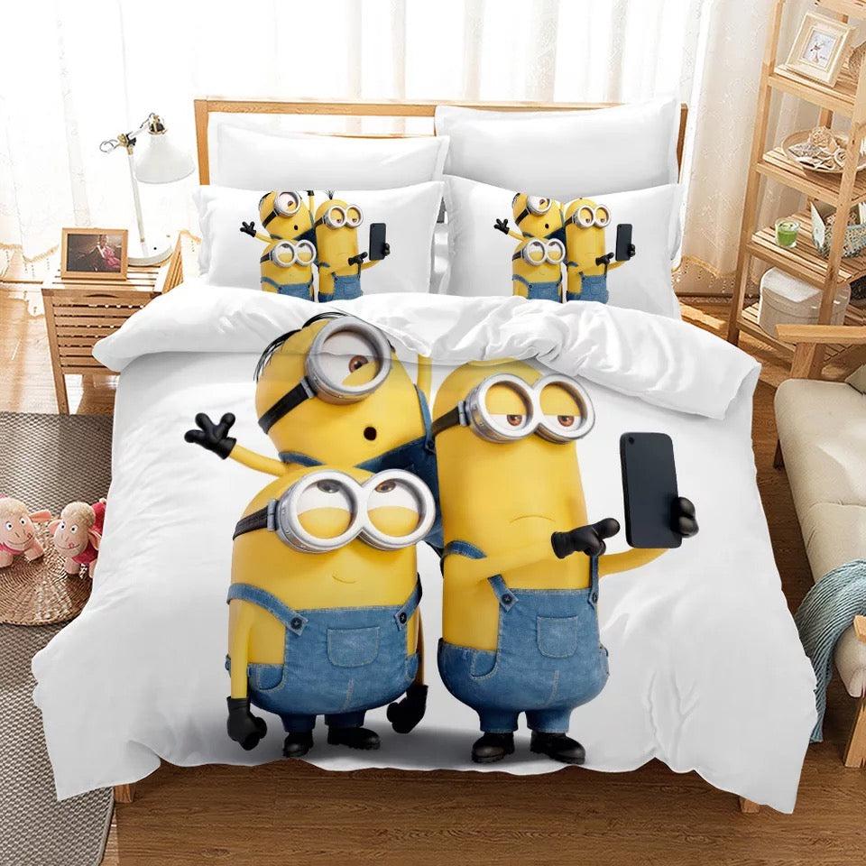 Despicable Me Minions #6 Duvet Cover Quilt Cover Pillowcase Bedding Set Home Decor