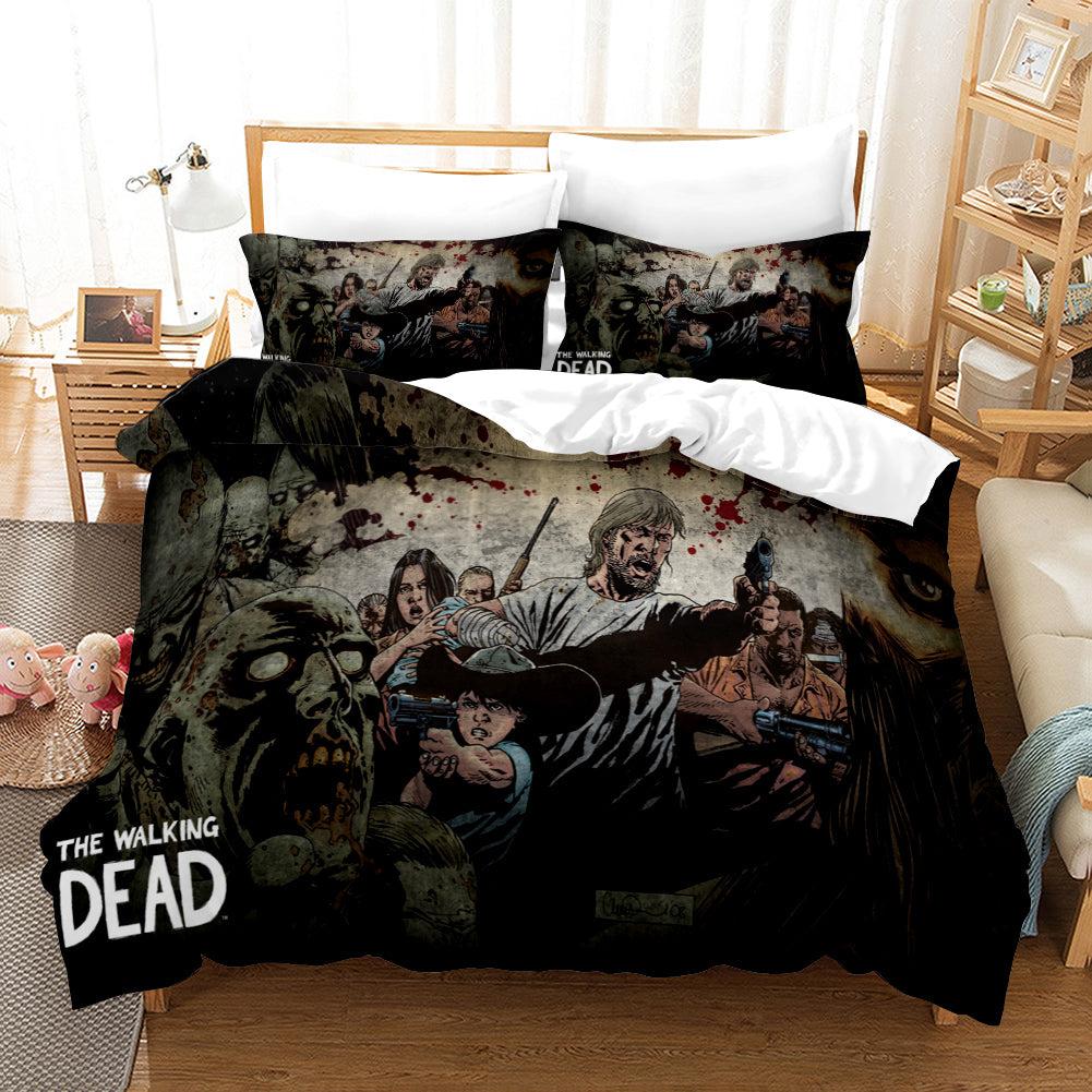 The Walking Dead #7 Duvet Cover Quilt Cover Pillowcase Bedding Set Home Bedroom Decor