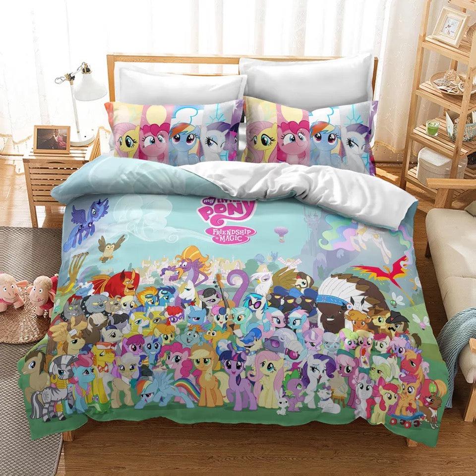 My Little Pony #30 Duvet Cover Quilt Cover Pillowcase Bedding Set Home Decor