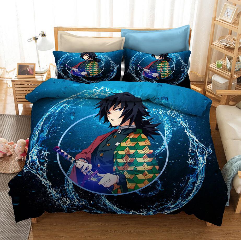 Demon Slayer Kimetsu no Yaiba Kochou Shinobu #23 Duvet Cover Quilt Cover Pillowcase Bedding Set