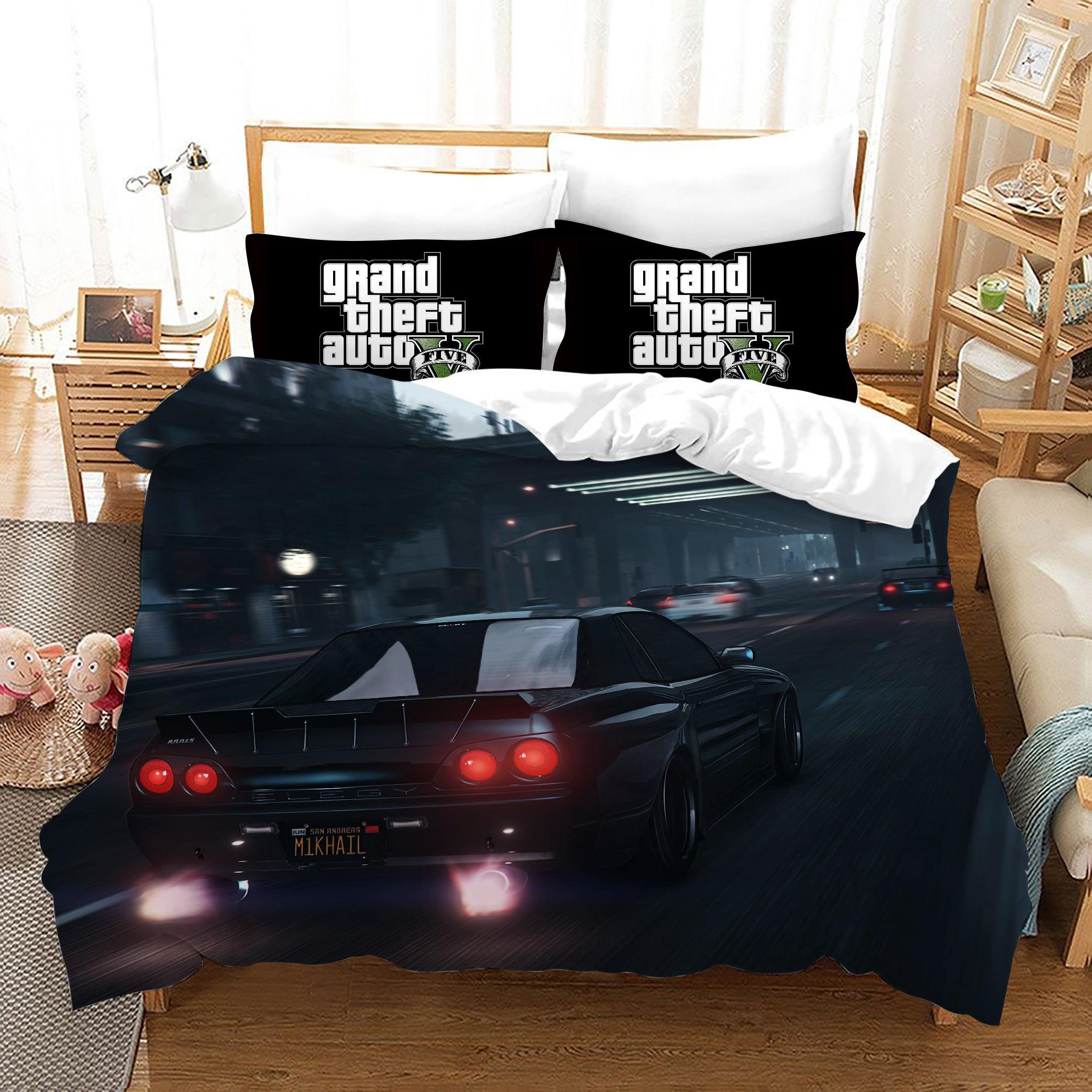 Grand Theft Auto #21 Duvet Cover Quilt Cover Pillowcase Bedding Set Home Decor