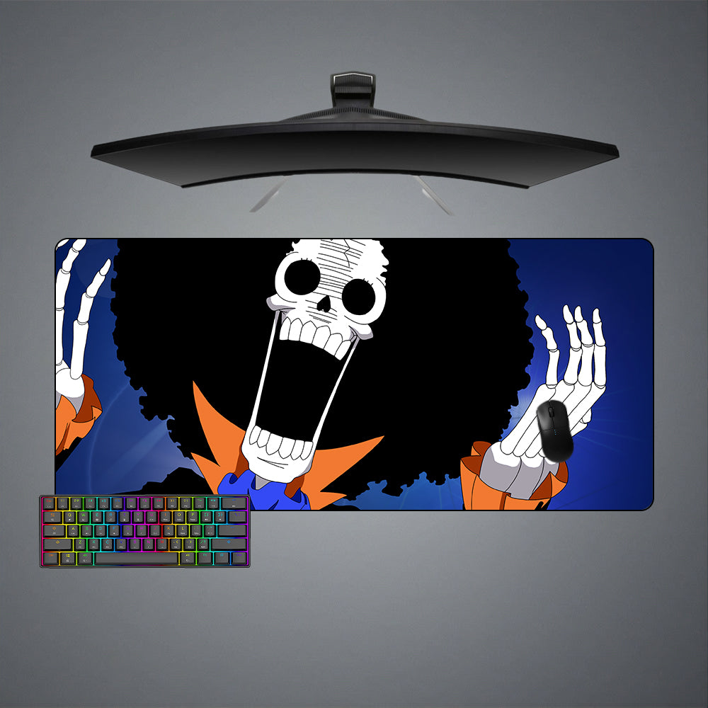 Allleftout One Piece Brook Design M-Xxl Size Gaming Mouse Pad, Computer Desk Mat