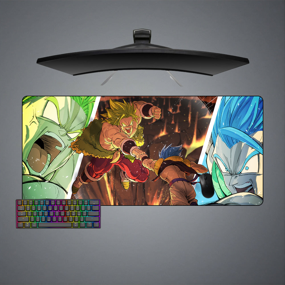 Allleftout Gogeta Vs. Broly Design M-Xxl Size Gaming Mouse Pad, Computer Desk Mat