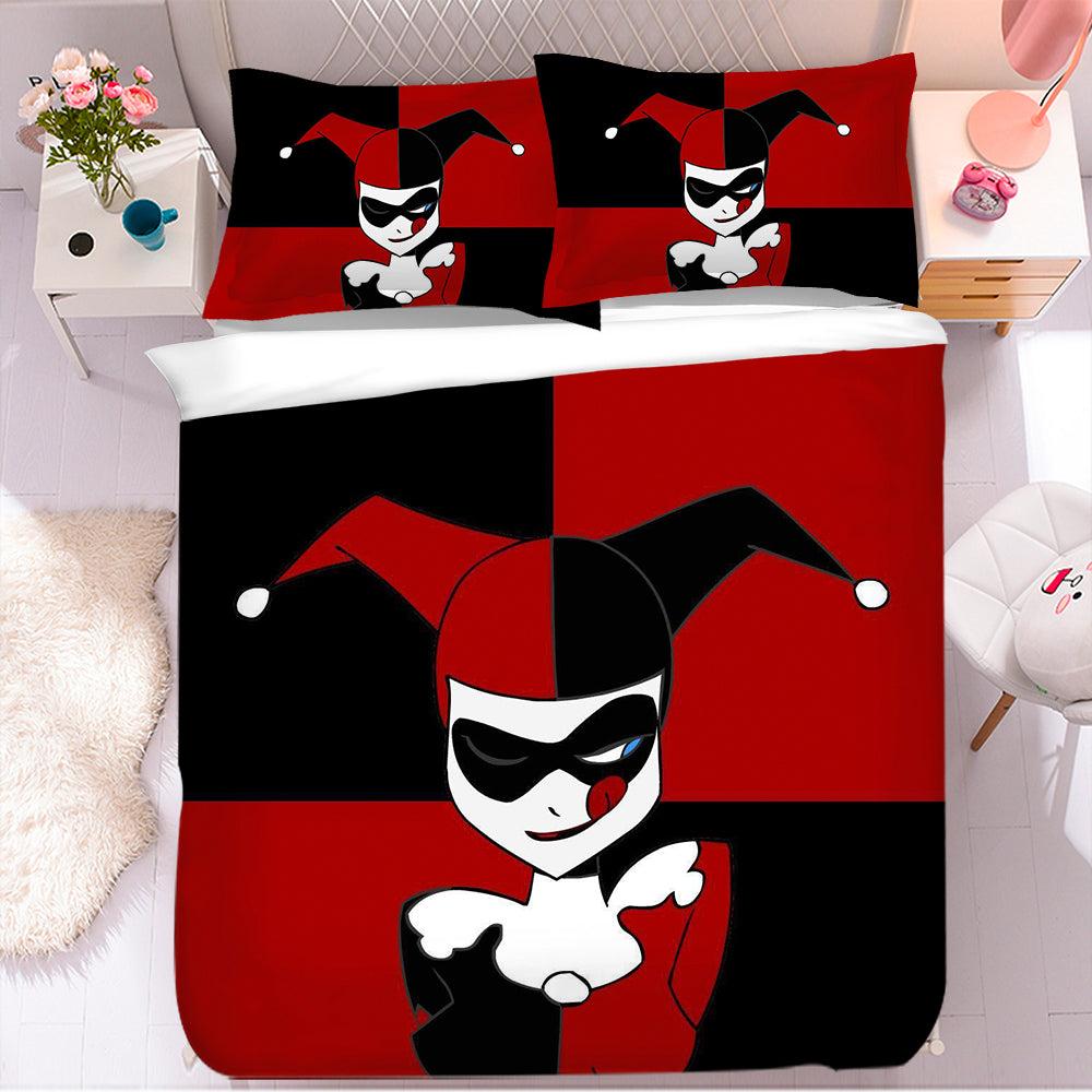 Harley Quinn Birds of Prey #49 Duvet Cover Quilt Cover Pillowcase Bedding Set Home Bedroom Decor
