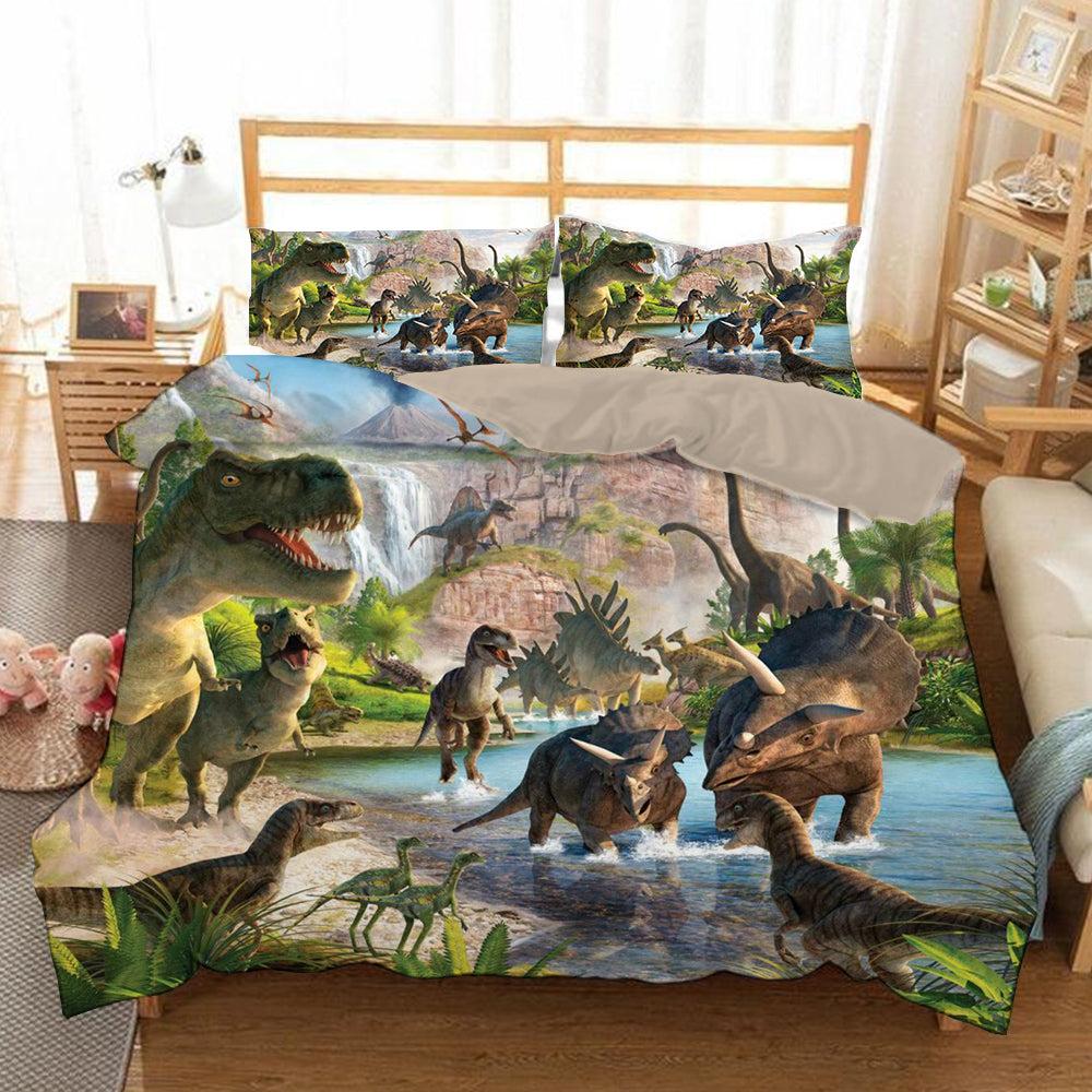 Jurassic World #4 Duvet Cover Quilt Cover Pillowcase Bedding Set Home Bedroom Decor