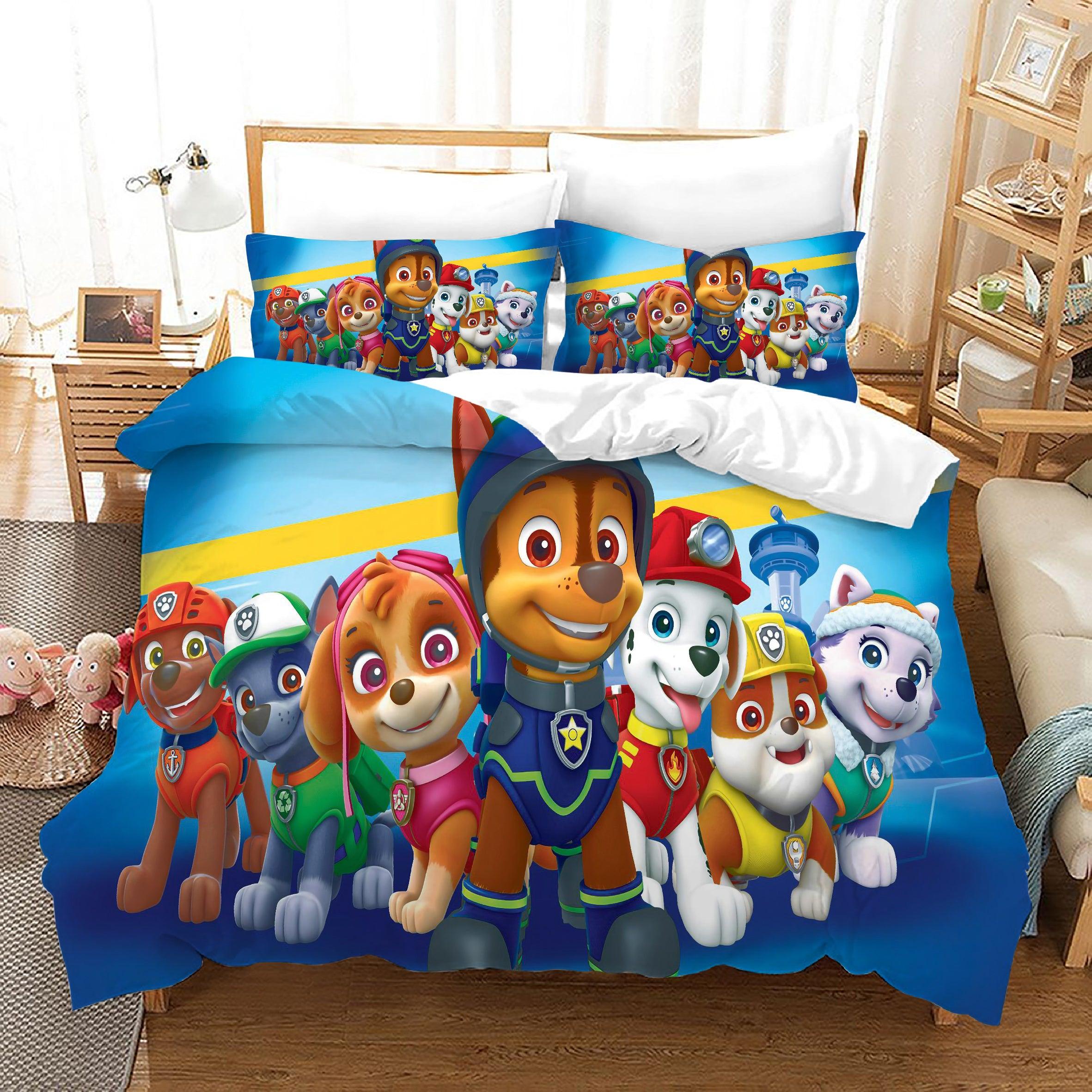 PAW Patrol Marshall #39 Duvet Cover Quilt Cover Pillowcase Bedding Set Home Decor