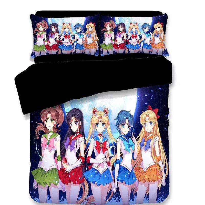 Sailor Moon #7 Duvet Cover Quilt Cover Pillowcase Bedding Set Home Decor