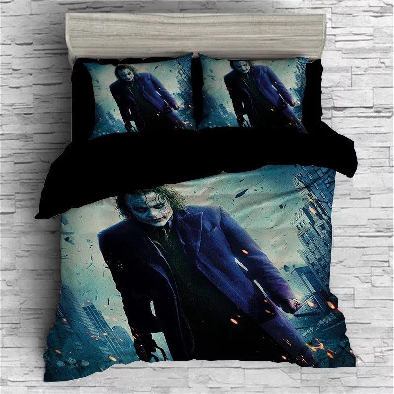 The Dark Knight Batman Joker Clown #6 Duvet Cover Quilt Cover Pillowcase Bedding Set Home Bedroom Decor