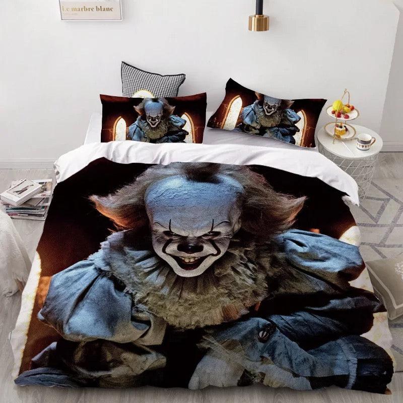 Pennywise Scary Clown #11 Duvet Cover Quilt Cover Pillowcase Bedding Set