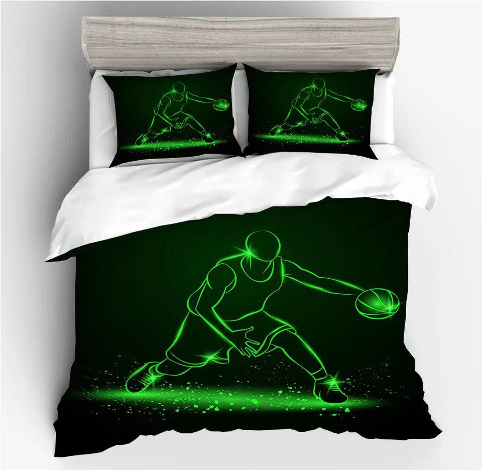 Basketball #5 Duvet Cover Quilt Cover Pillowcase Bedding Set Home Decor