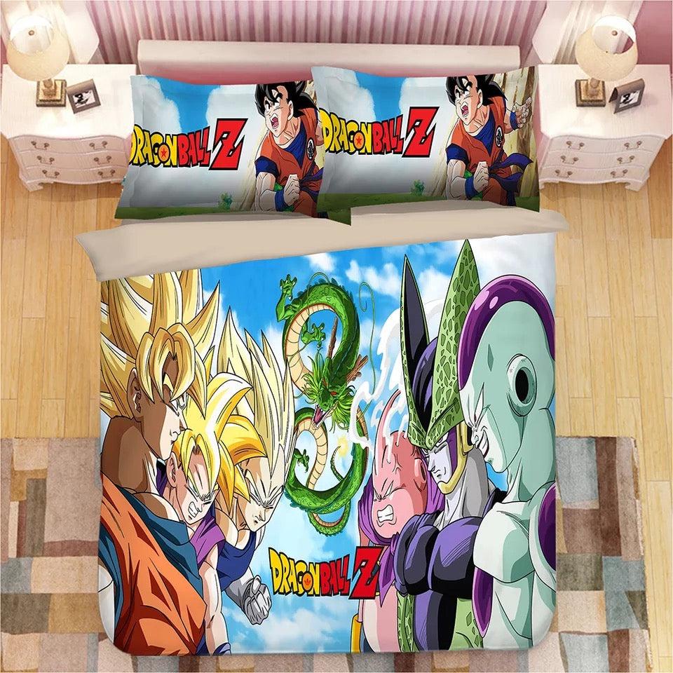 Dragon Ball Z Son Goku #18 Duvet Cover Quilt Cover Pillowcase Bedding Set Home Bedroom Decor