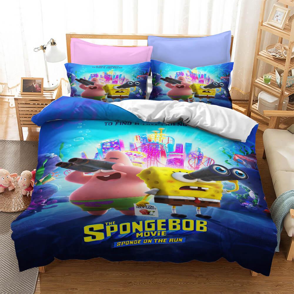 Cartoon Spongebob Squarepants Bedding Sets Duvet Covers Bed Sheets